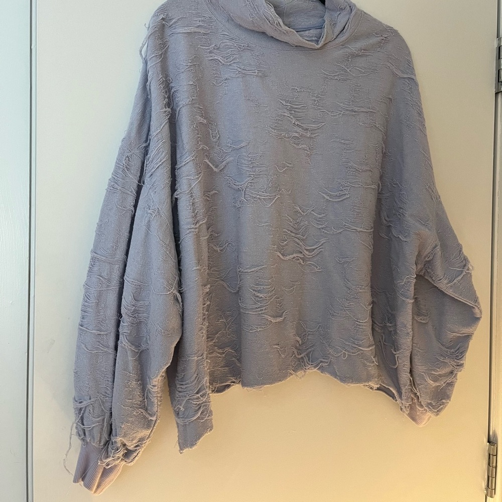 Free people blue sweater